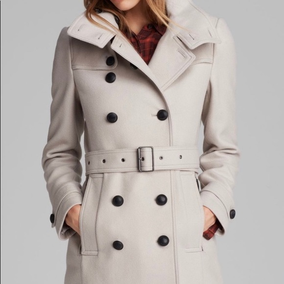 burberry daylesmoore wool blend coat